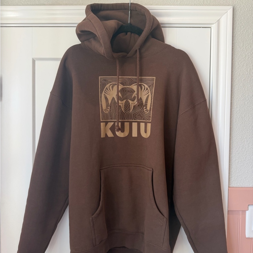 KUIU Brown Graphic Hoodie XL
